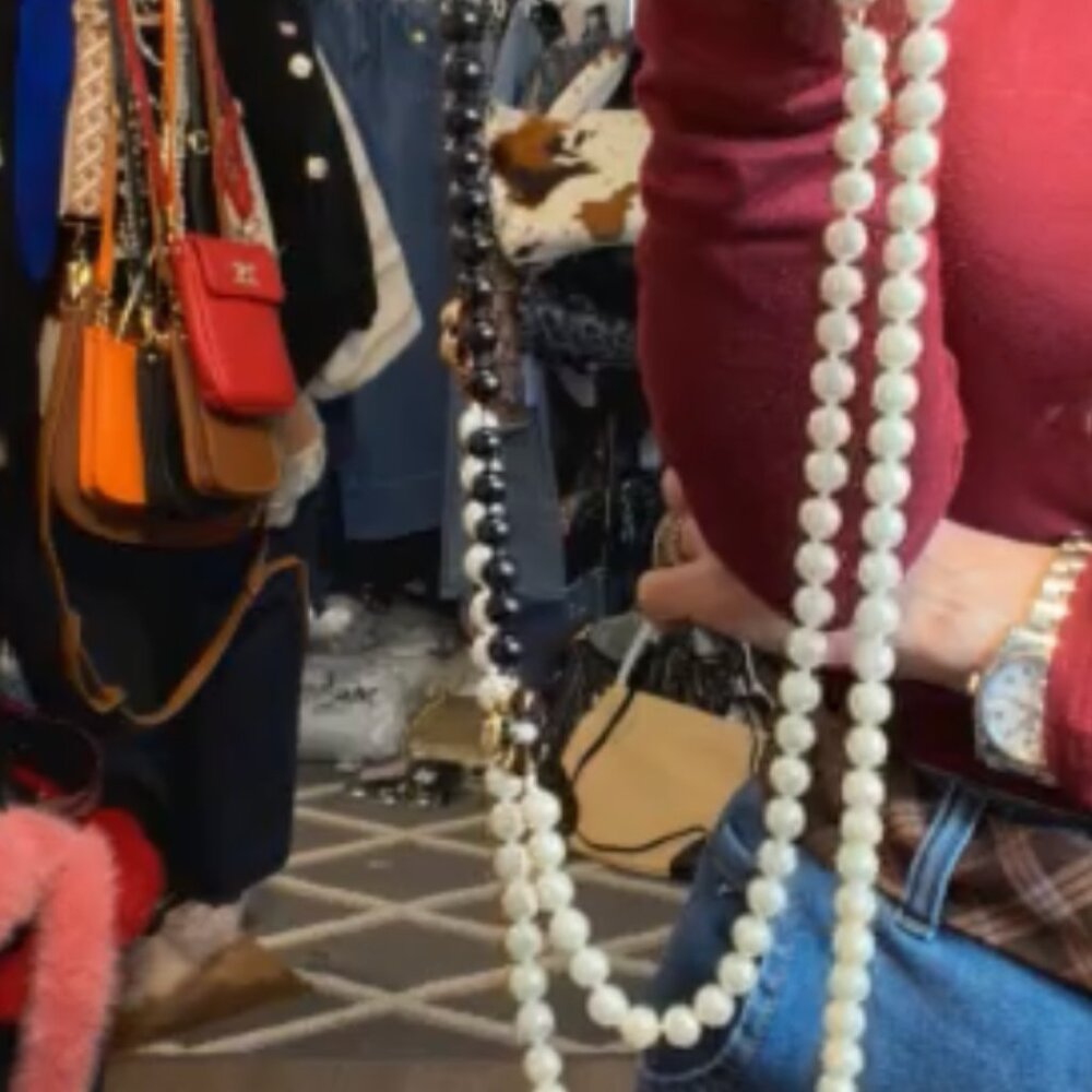 Made in France Chic Chunky Pearl Necklace